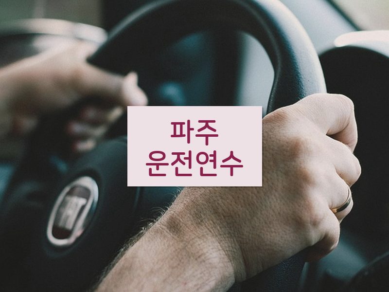 파주운전연수 후기