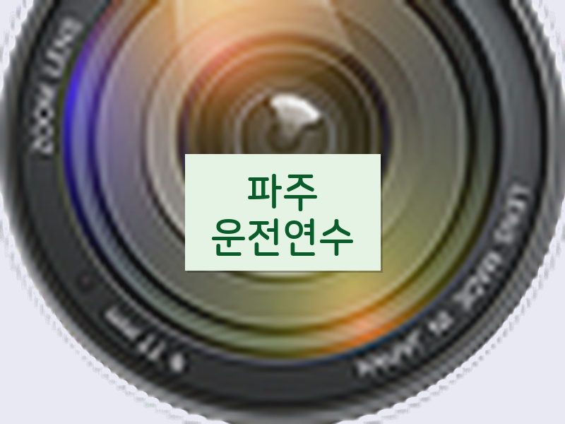 파주운전연수 후기