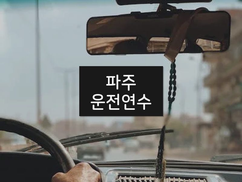 파주운전연수 후기