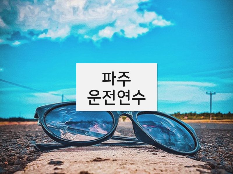 파주운전연수 후기