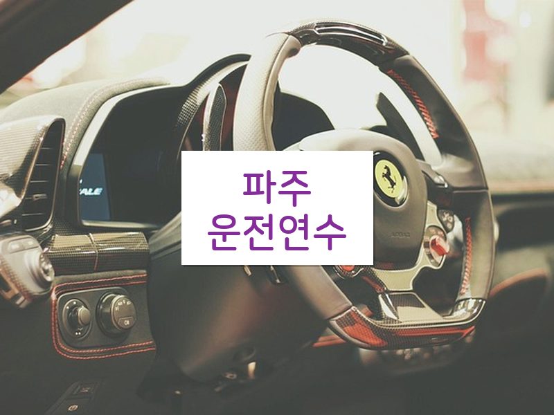 파주운전연수 후기