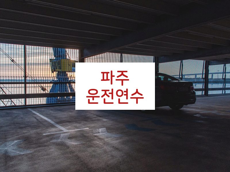 파주운전연수 후기