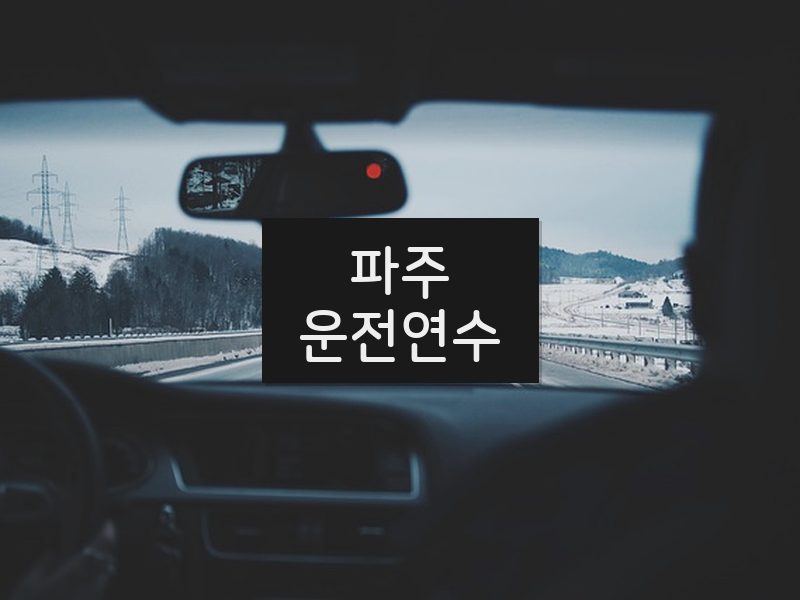파주운전연수 후기