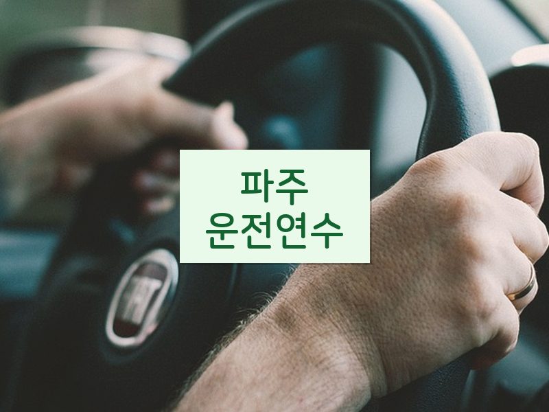 파주운전연수 후기