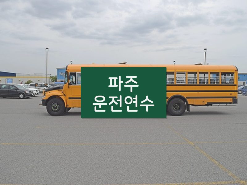 파주운전연수 후기