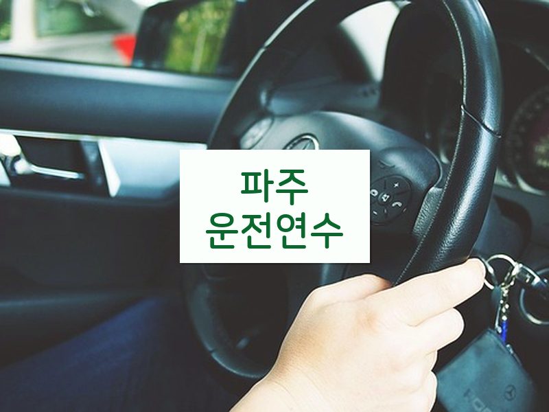 파주운전연수 후기