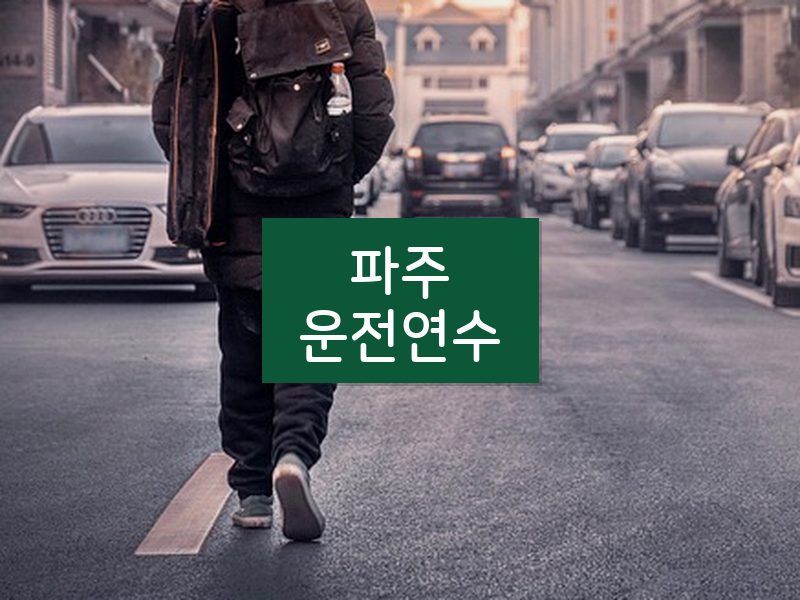파주운전연수 후기