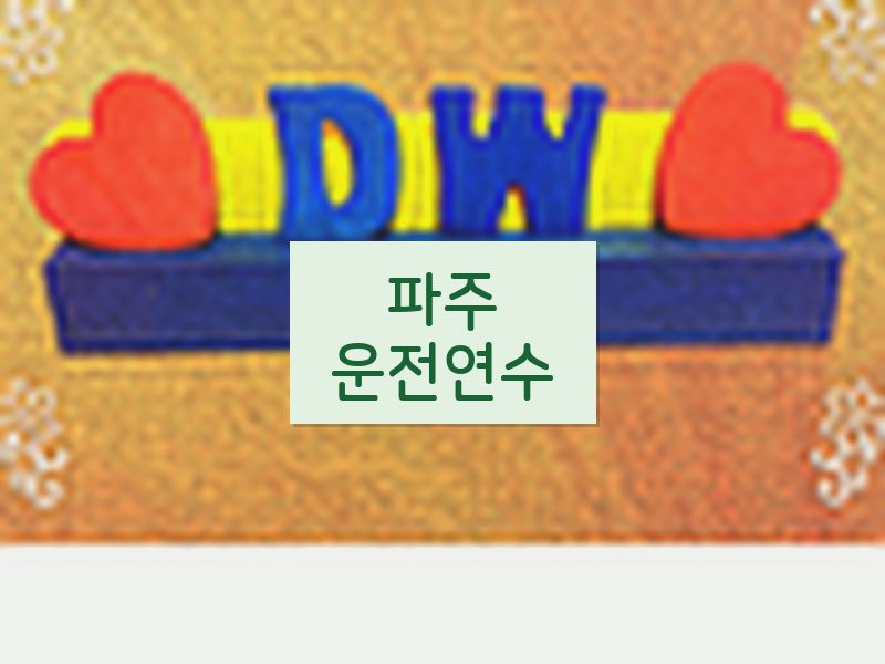 파주운전연수 후기