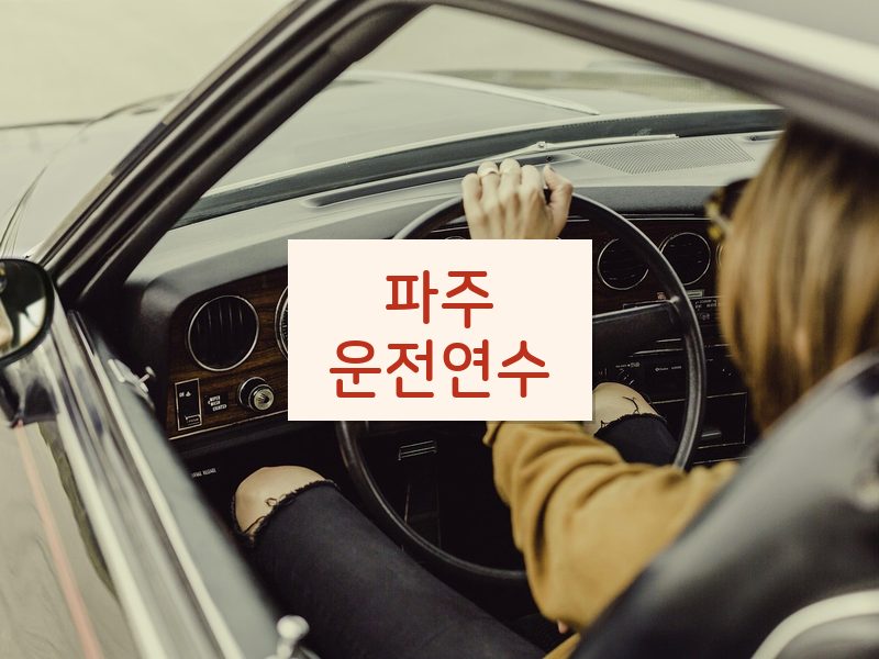 파주운전연수 후기