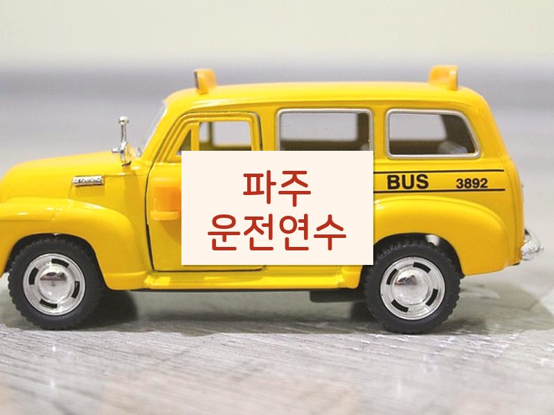 파주운전연수 후기