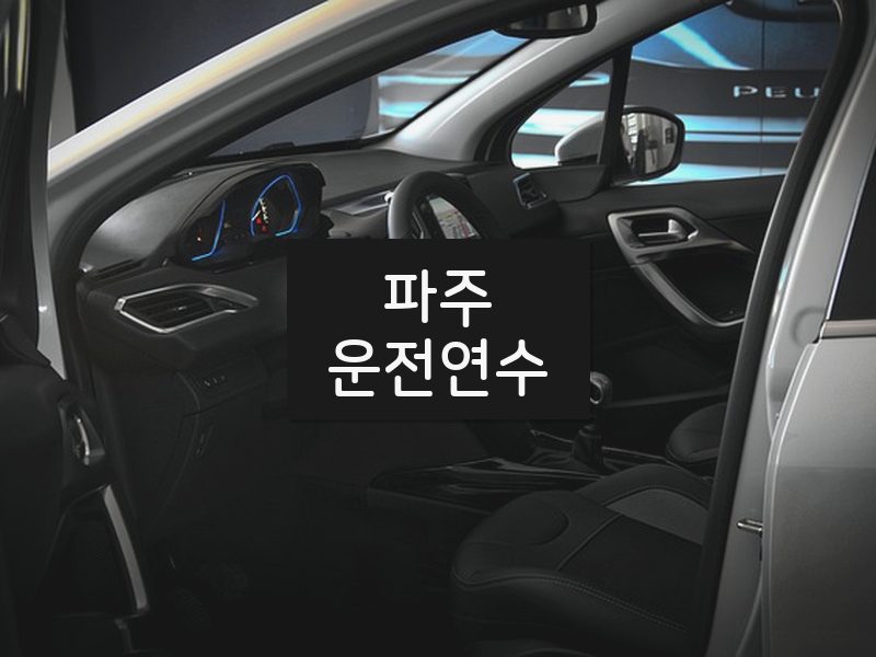 파주운전연수 후기