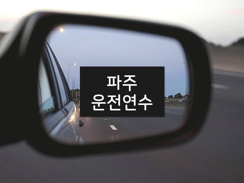 파주운전연수 후기