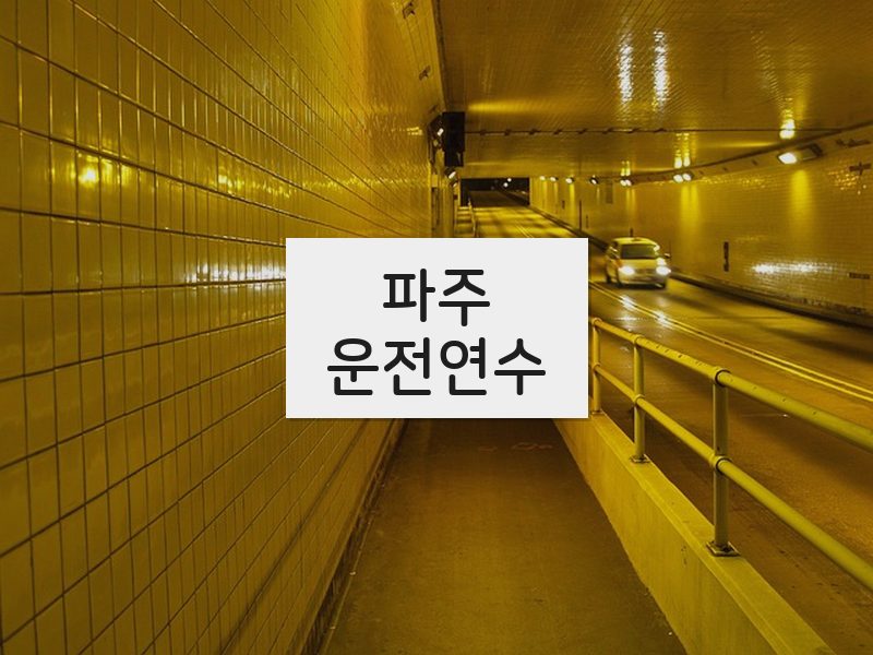 파주운전연수 후기