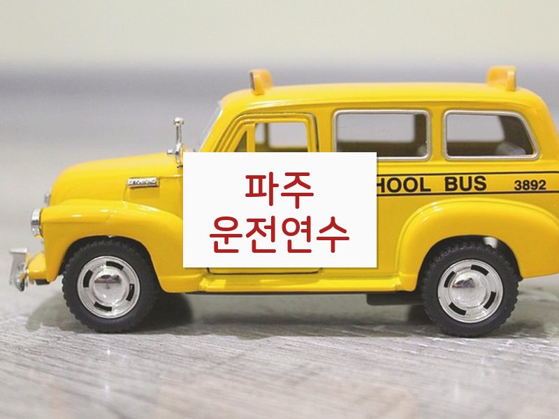 파주운전연수 후기