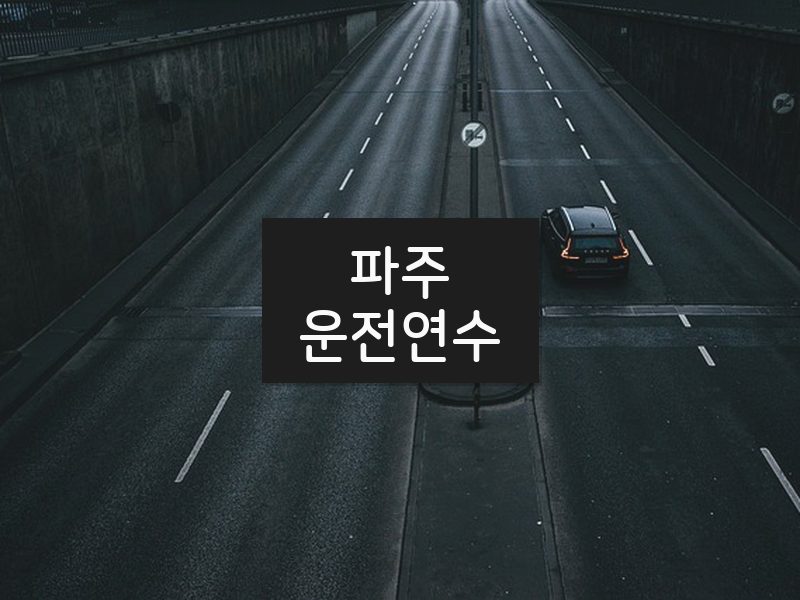 파주운전연수 후기