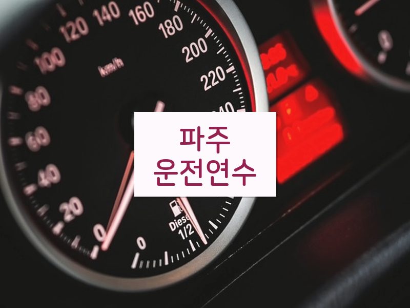파주운전연수 후기