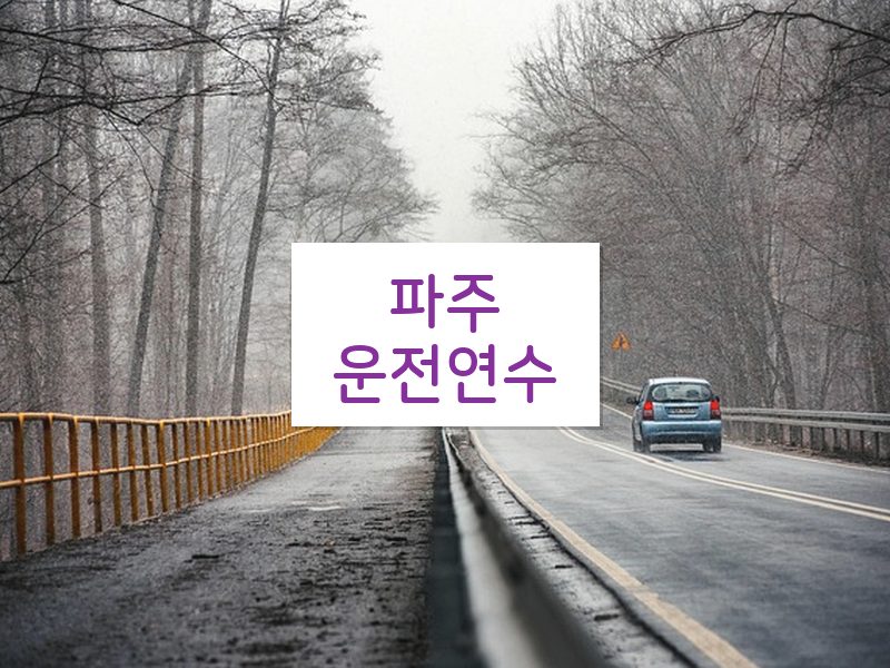 파주운전연수 후기