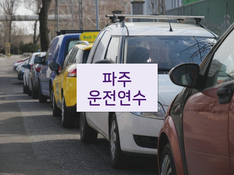 파주운전연수 후기