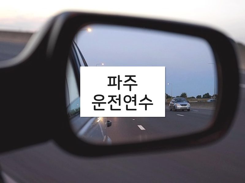 파주운전연수 후기