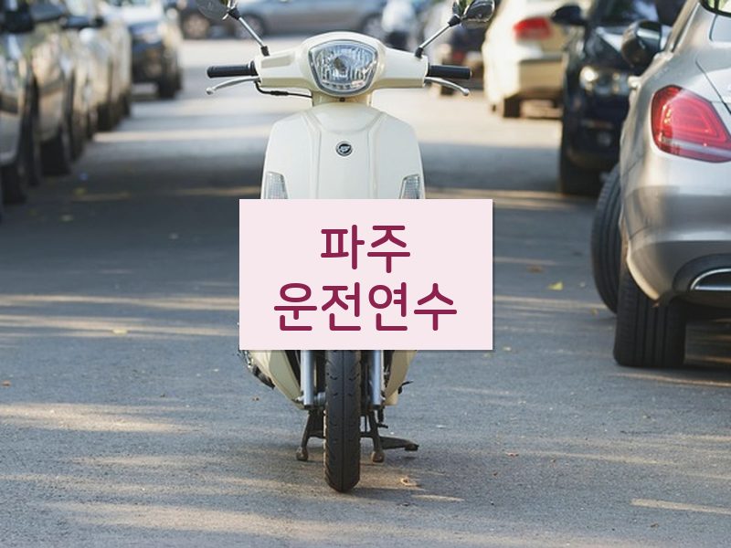 파주운전연수 후기