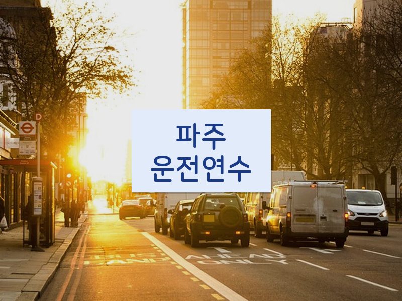 파주운전연수 후기