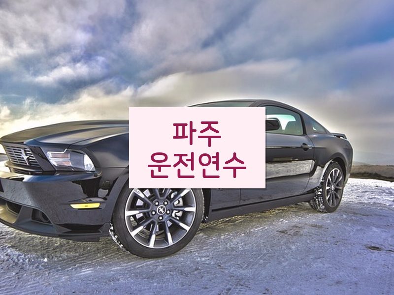 파주운전연수 후기