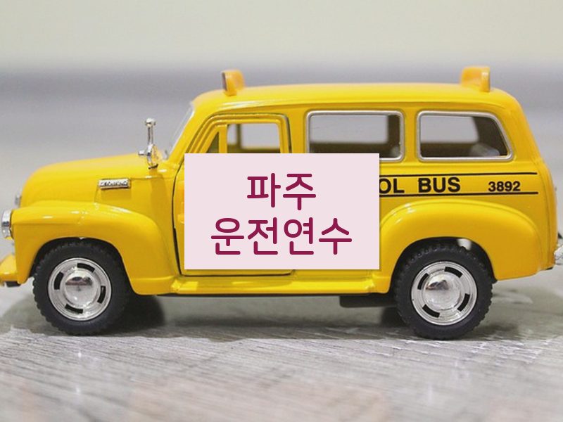 파주운전연수 후기