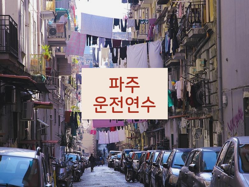파주운전연수 후기