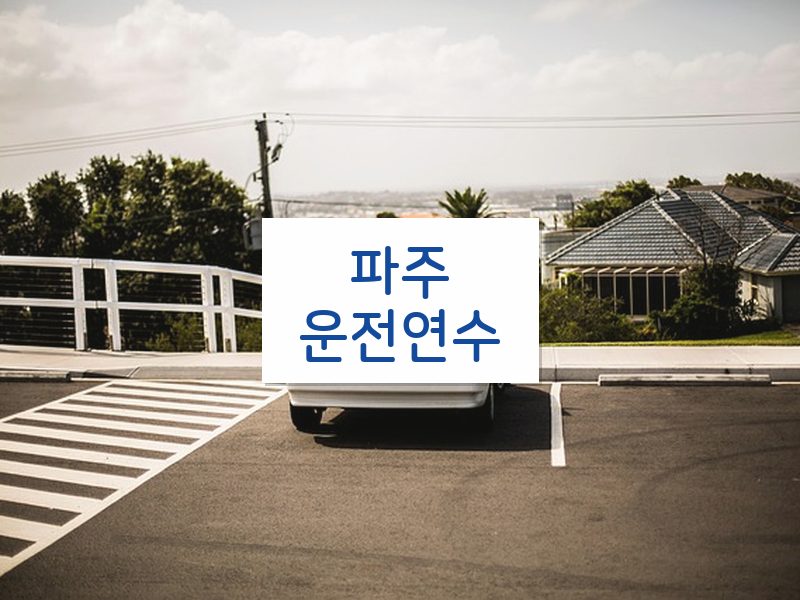파주운전연수 후기