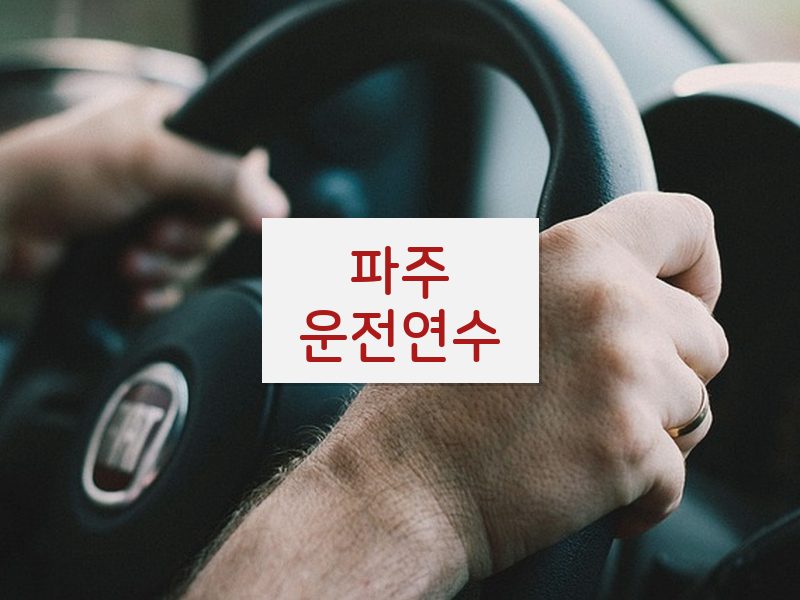 파주운전연수 후기