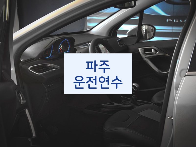 파주운전연수 후기