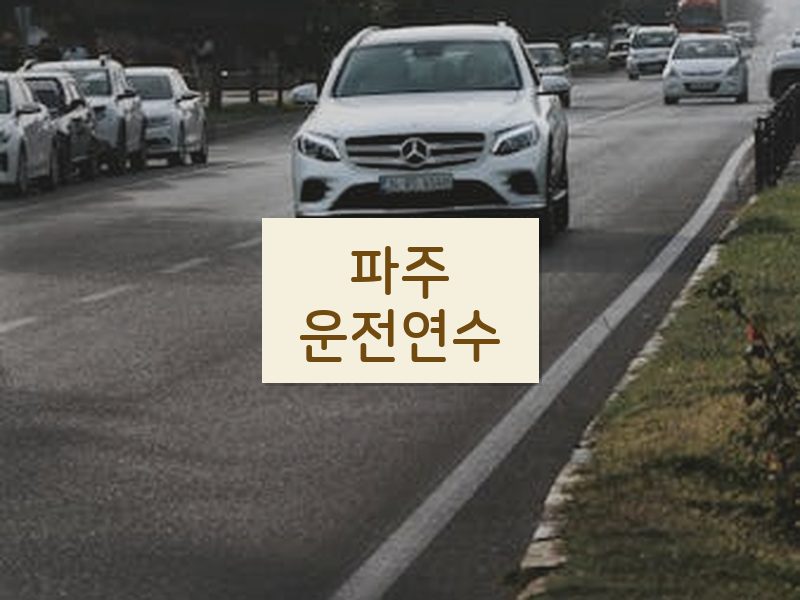 파주운전연수 후기