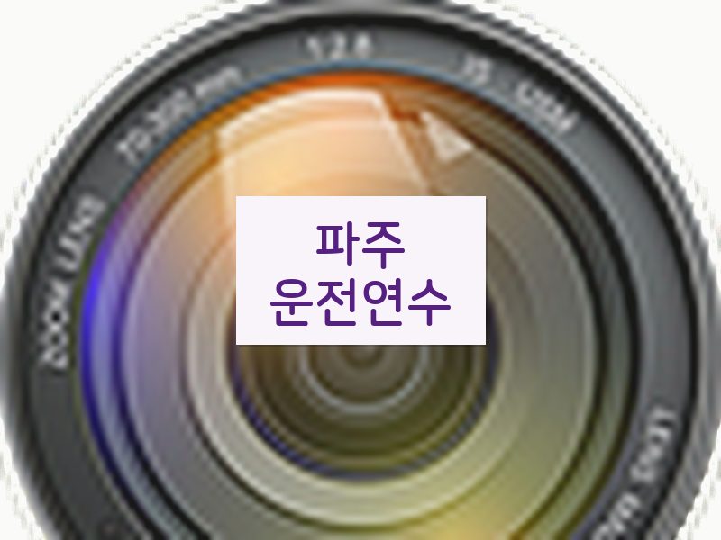파주운전연수 후기