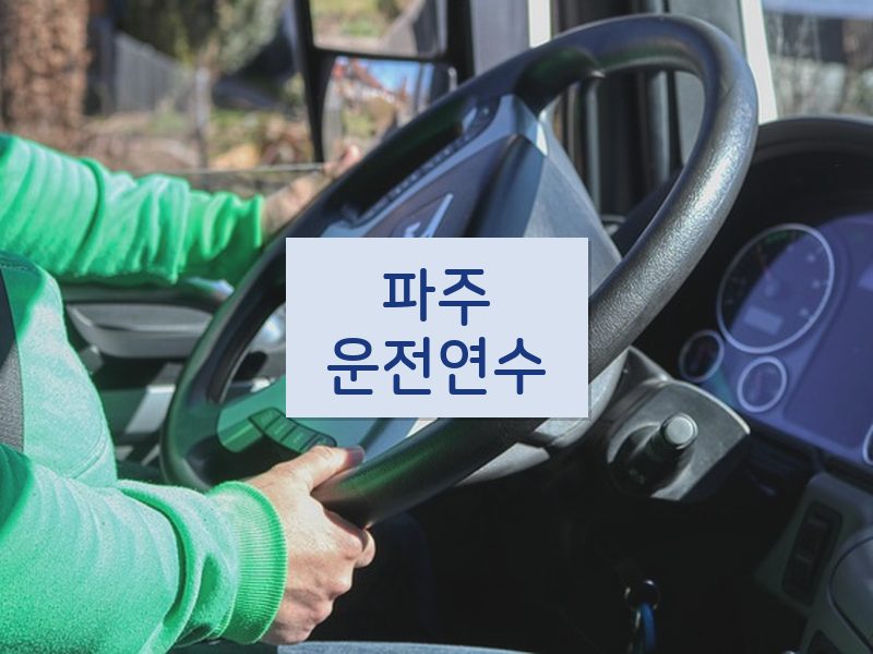 파주운전연수 후기