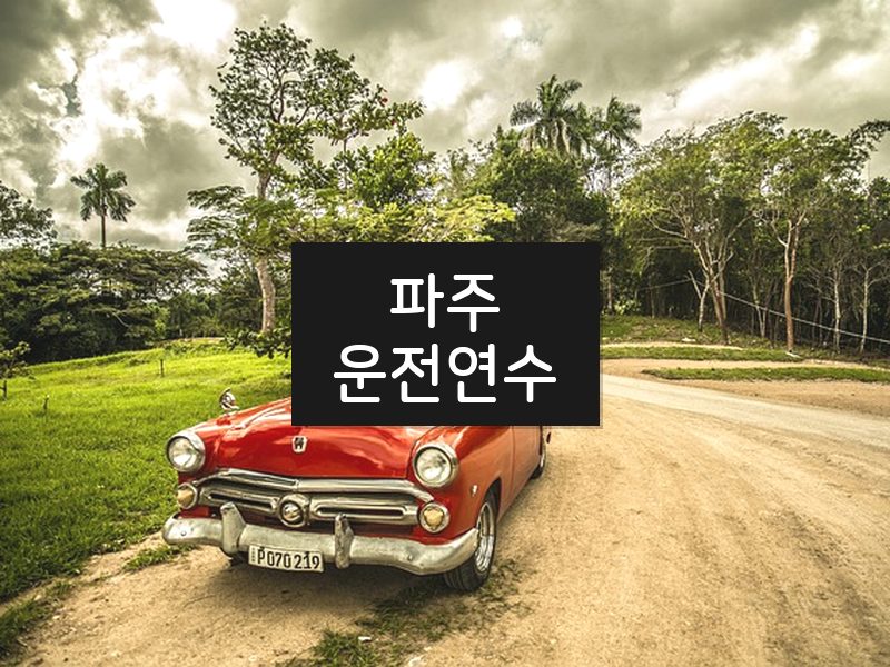 파주운전연수 후기