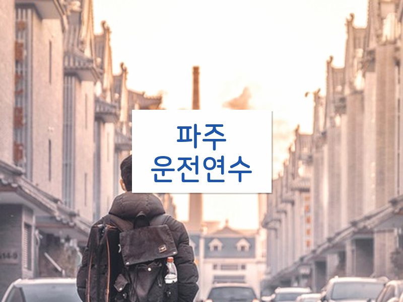 파주운전연수 후기
