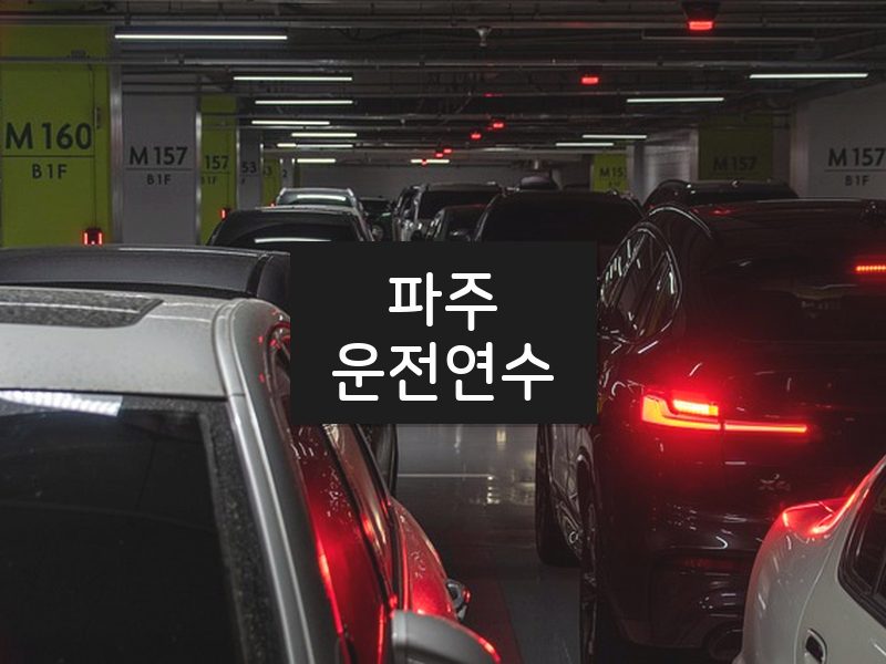 파주운전연수 후기
