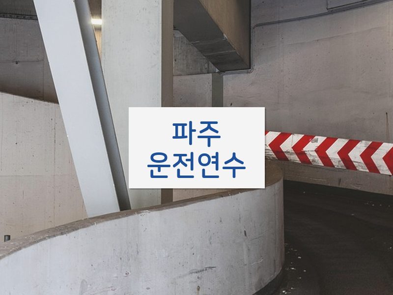 파주운전연수 후기