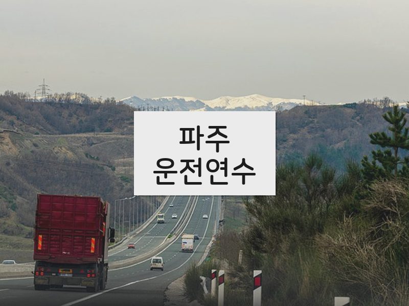 파주운전연수 후기