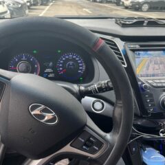 야간 길에서 급정거했어요