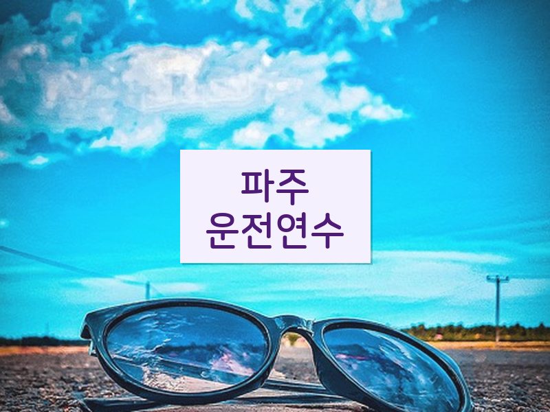 파주운전연수 후기