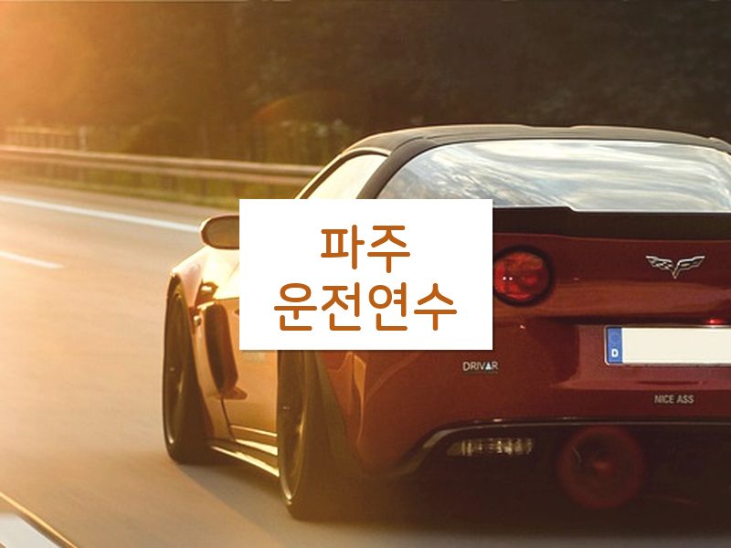 파주운전연수 후기