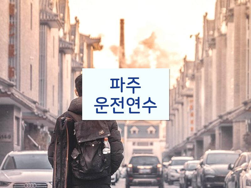 파주운전연수 후기