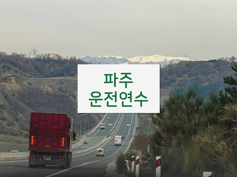파주운전연수 후기